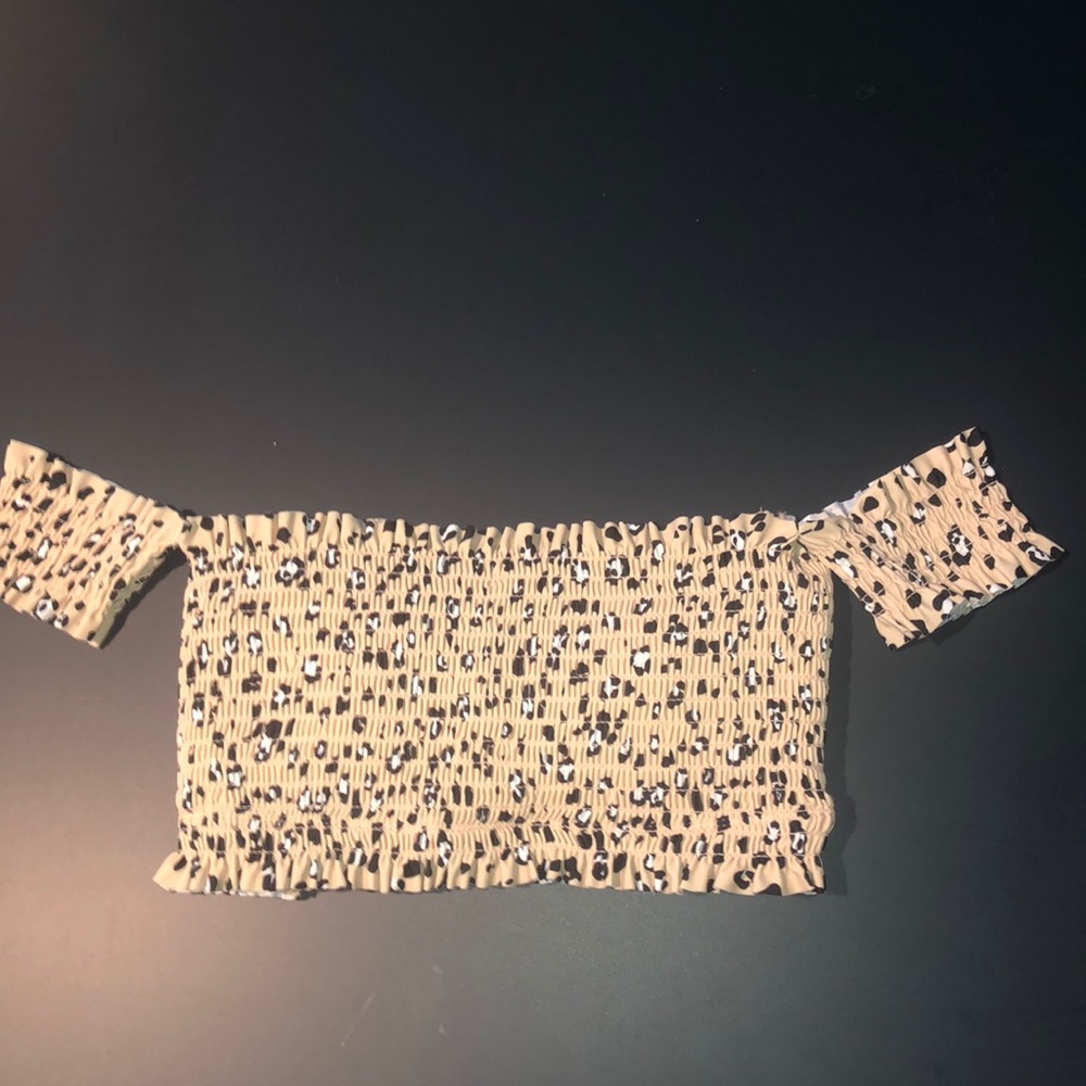 Target Cheetah Print Corset Bikini Top